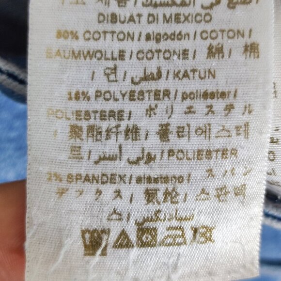 Guess Jeans women's size 26X29 hard washed denim blue sexy curve skinny mid rise - Picture 8 of 14